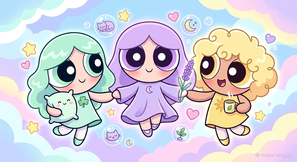 Fortune Sisters - maya-blog.jp official mascot characters